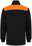 TRICORP-Kälteschutz, Sweatjacke Bicolor Quernaht, black/orange



