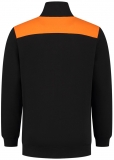 TRICORP-Kälteschutz, Sweatjacke Bicolor Quernaht, black/orange