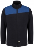 TRICORP-Kälteschutz, Sweatjacke Bicolor Quernaht, navy/royalblau