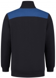 TRICORP-Kälteschutz, Sweatjacke Bicolor Quernaht, navy/royalblau