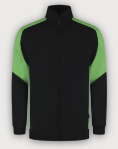 Tricorp Sweatjacke Bicolor Redefined, Black-Lime