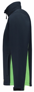 TRICORP-Kälteschutz, Softshell-Arbeits-Berufs-Jacke, Bicolor, 340 g/m², navy-lime