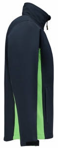 TRICORP-Kälteschutz, Softshell-Arbeits-Berufs-Jacke, Bicolor, 340 g/m², navy-lime