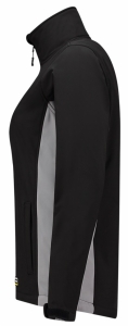 TRICORP-Kälteschutz, Damen-Softshell-Arbeits-Berufs-Jacke, Bicolor, 340 g/m², black-grey