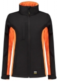 TRICORP-Kälteschutz, Damen-Softshell-Arbeits-Berufs-Jacke, Bicolor, 340 g/m², black-orange
