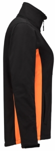 TRICORP-Kälteschutz, Damen-Softshell-Arbeits-Berufs-Jacke, Bicolor, 340 g/m², black-orange