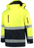 TRICORP-Warnschutz, Winter-Warn-Parka EN ISO 20471 Bicolor, Basic Fit, 200 g/m², fluor yellow-navy