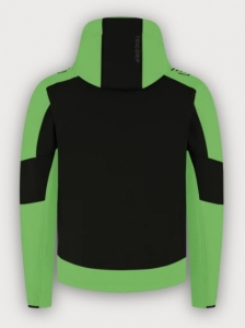 Tricorp Softshelljacke Kapuze Bicolor Redefined, Black-Lime