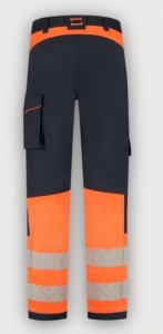 Tricorp Warnschutz Arbeitshose 2-Way Stretch High Vis Redefined, Ink-Fluor Orange