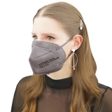 Atemschutz Mundschutz FFP 2 Maske, grau, VE = 10 Stück